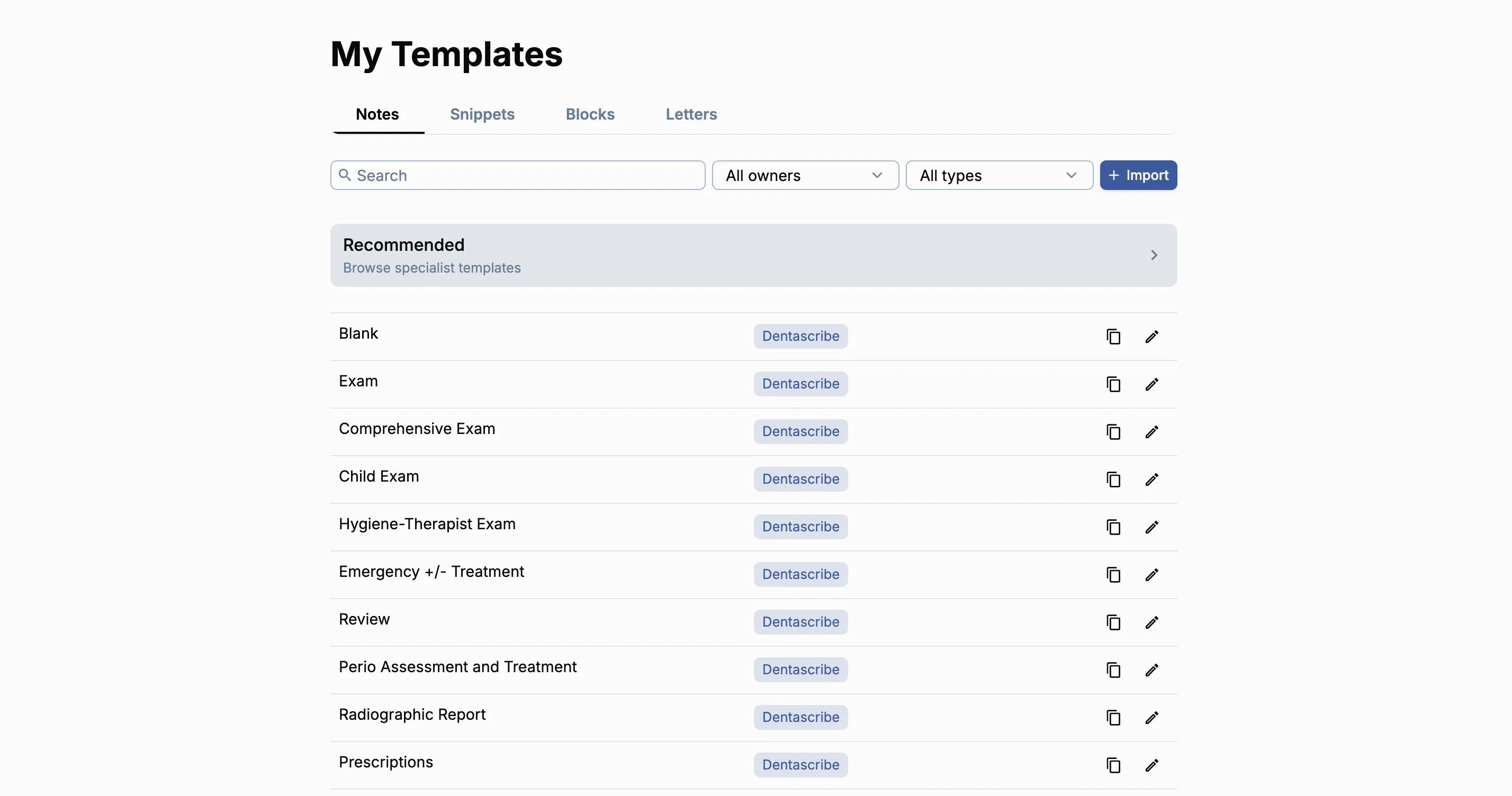AI Templates